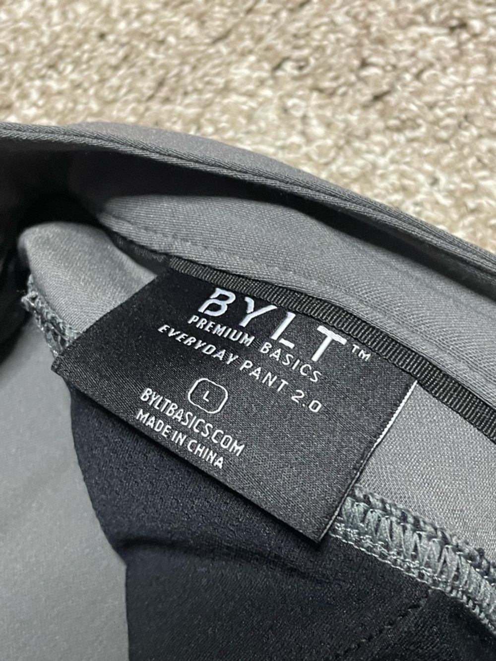 BYLT Everyday Pants 2.0 Men’s Large - Picture 4 of 5
